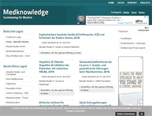 Tablet Screenshot of medknowledge.de