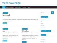 Tablet Screenshot of medknowledge.info